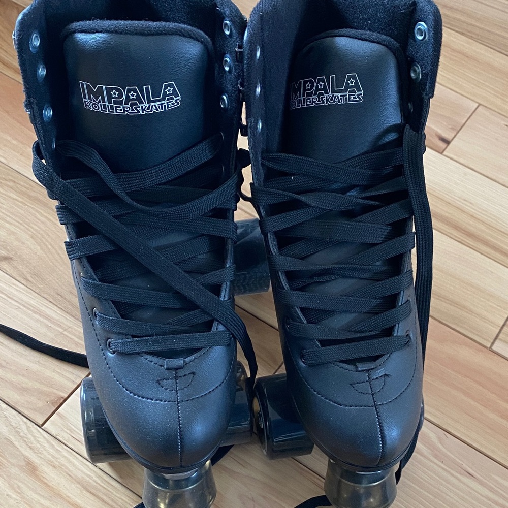 Impala Black Roller Skates - Classic High-Top Style